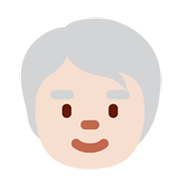 Émoji 🧓🏻 Personne âgée : Peau Claire sur Twitter Twemoji 14.0.