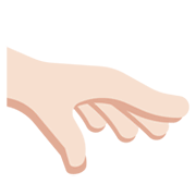 🫳🏻 Emoji Handfläche Nach Unten: helle Hautfarbe Twitter Twemoji 14.0.