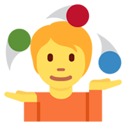 🤹 Emoji Jongleur(in) Twitter Twemoji 14.0.