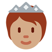 Emoji 🫅🏽 Persona Con La Corona: Carnagione Olivastra su Twitter Twemoji 14.0.