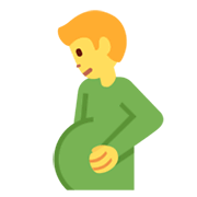🫃 Emoji Hombre Embarazado en Twitter Twemoji 14.0.