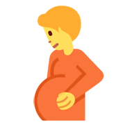 🫄 Emoji Persona Embarazada en Twitter Twemoji 14.0.