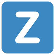 Letra do símbolo indicador regional Z Twitter Twemoji 14.0.