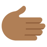 🫱🏾 Emoji Mano Derecha: Tono De Piel Oscuro Medio en Twitter Twemoji 14.0.