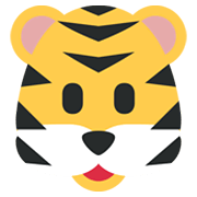 🐯 Emoji Cara De Tigre en Twitter Twemoji 14.0.