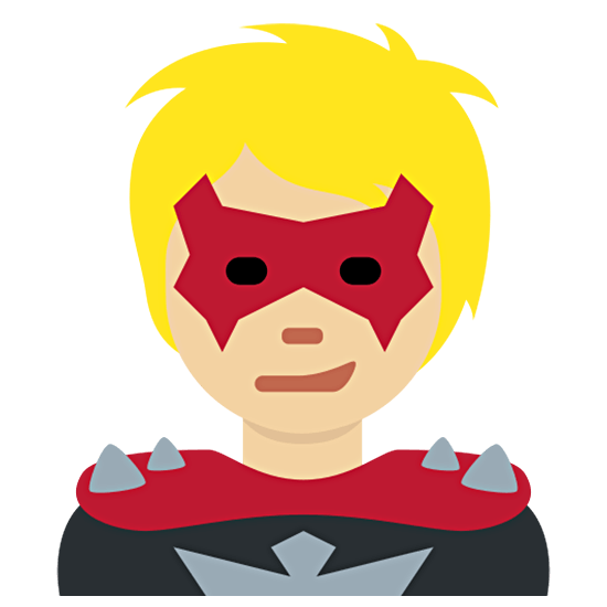🦹🏼 Emoji Personaje De Supervillano: Tono De Piel Claro Medio en Twitter Twemoji 15.0.