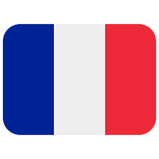 🇫🇷 Emoji Bandera: Francia en Twitter Twemoji 15.0.