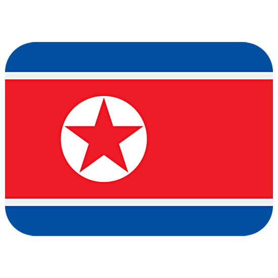 🇰🇵 Emoji Bandera: Corea Del Norte en Twitter Twemoji 15.0.