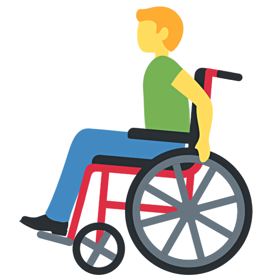 👨‍🦽 Emoji Homem Em Cadeira De Rodas Manual na Twitter Twemoji 15.0.