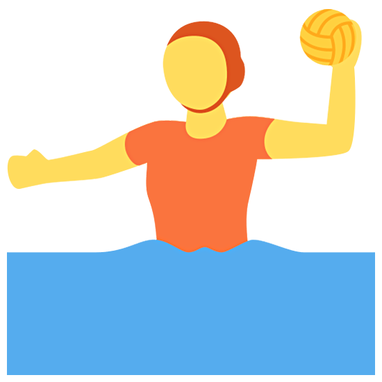 🤽 Emoji Wasserballspieler(in) Twitter Twemoji 15.0.