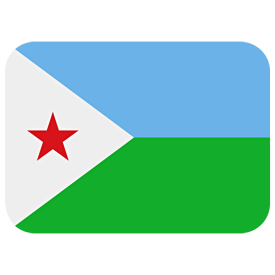 Emoji 🇩🇯 Bandiera: Gibuti su Twitter Twemoji 15.0.