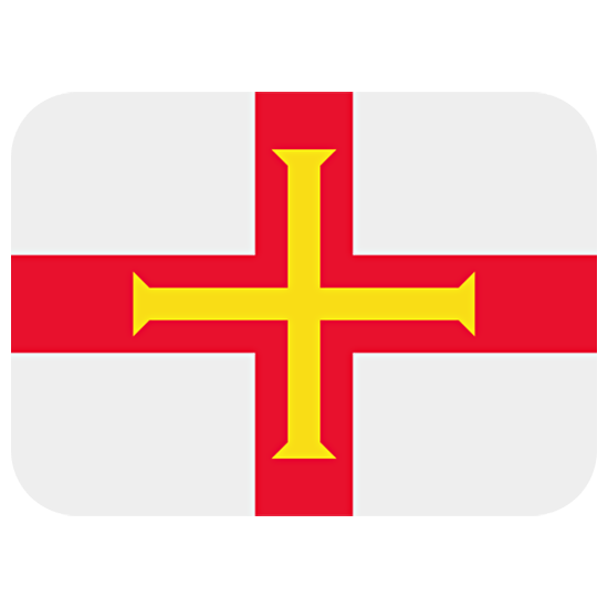 🇬🇬 Emoji Flagge: Guernsey Twitter Twemoji 15.0.