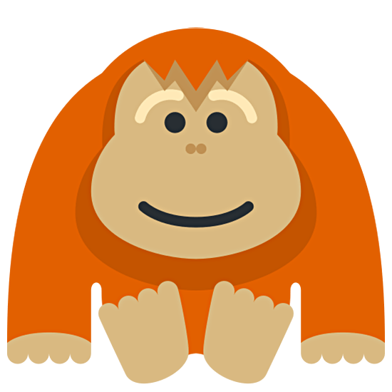 🦧 Emoji Orangotango na Twitter Twemoji 15.0.