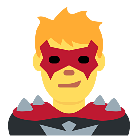 🦹‍♂️ Emoji Homem Supervilão na Twitter Twemoji 15.0.