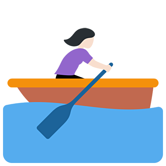 Emoji 🚣🏻‍♀️ Donna In Barca A Remi: Carnagione Chiara su Twitter Twemoji 15.0.