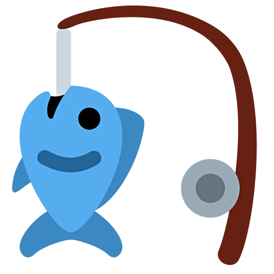 🎣 Emoji Caña De Pescar en Twitter Twemoji 15.0.