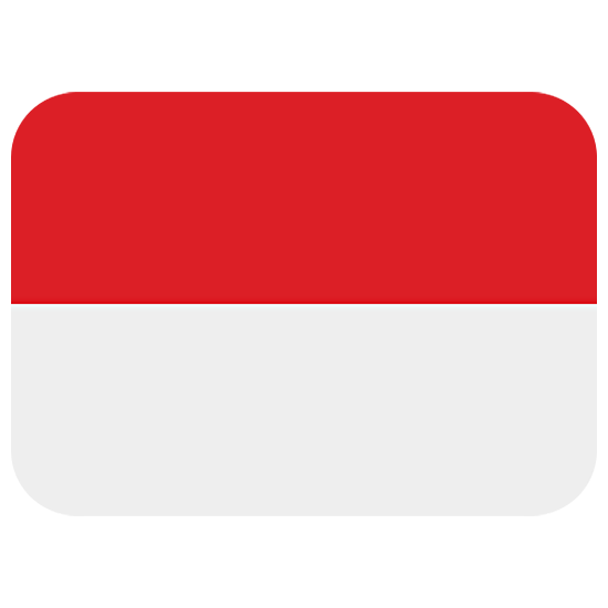 🇮🇩 Emoji Bandera: Indonesia en Twitter Twemoji 15.0.