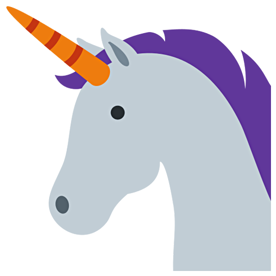 Emoji 🦄 Unicorno su Twitter Twemoji 15.0.