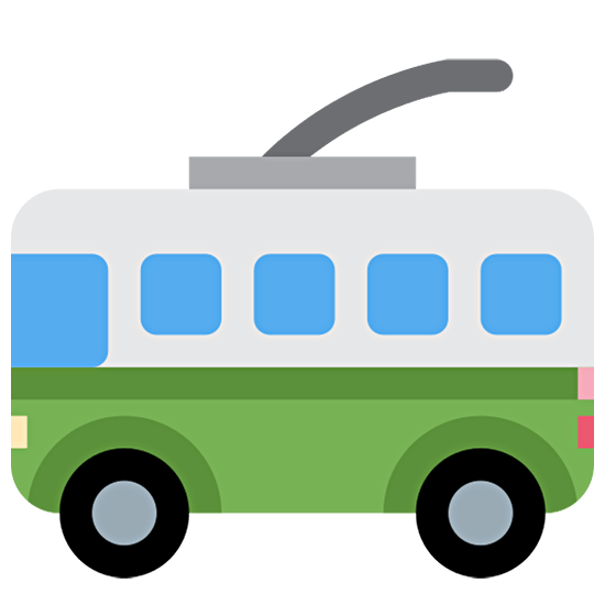 🚎 Emoji ônibus Movido A Eletricidade na Twitter Twemoji 15.0.