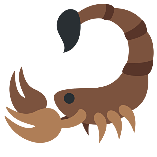 🦂 Emoji Escorpión en Twitter Twemoji 15.0.