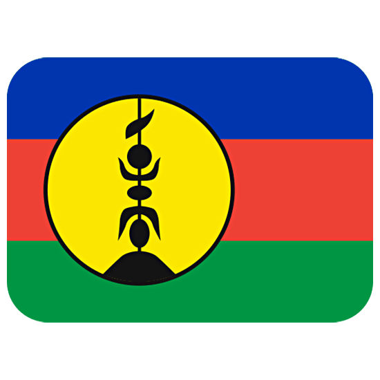 🇳🇨 Emoji Flagge: Neukaledonien Twitter Twemoji 15.0.