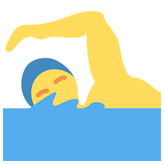 🏊‍♂️ Emoji Schwimmer Twitter Twemoji 15.0.