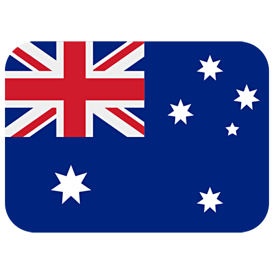🇦🇺 Emoji Flagge: Australien Twitter Twemoji 15.0.