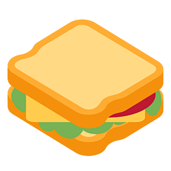 Emoji 🥪 Sandwich su Twitter Twemoji 15.0.