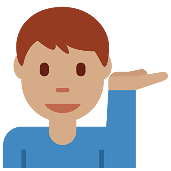 💁🏽‍♂️ Emoji Empleado De Mostrador De Información: Tono De Piel Medio en Twitter Twemoji 15.0.