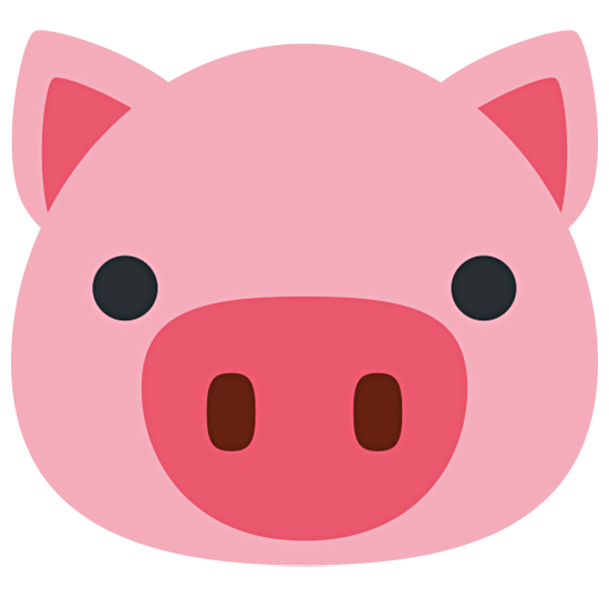 🐷 Emoji Schweinegesicht Twitter Twemoji 15.0.