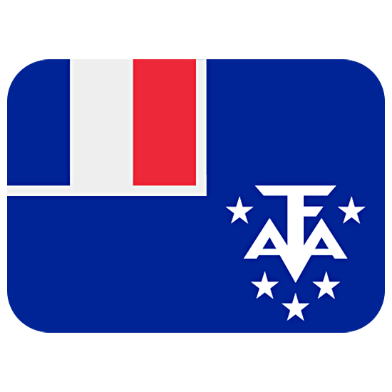 🇹🇫 Emoji Flagge: Französische Süd- und Antarktisgebiete Twitter Twemoji 15.0.