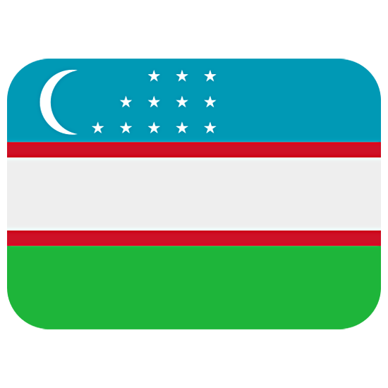 🇺🇿 Emoji Bandera: Uzbekistán en Twitter Twemoji 15.0.