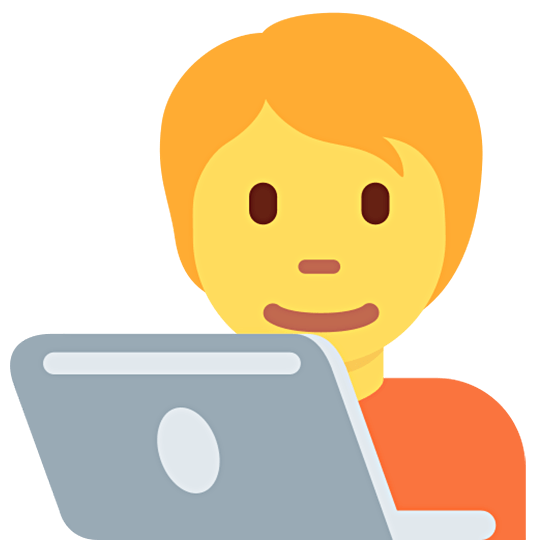 Emoji 🧑‍💻 Persona Esperta Di Tecnologia su Twitter Twemoji 15.0.