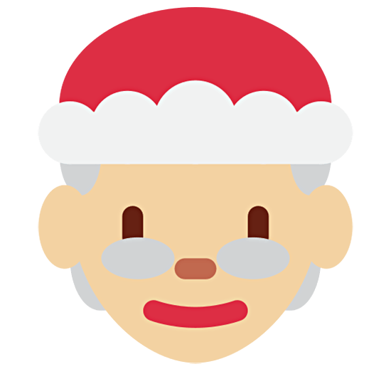 Émoji 🤶🏼 Mère Noël : Peau Moyennement Claire sur Twitter Twemoji 15.0.