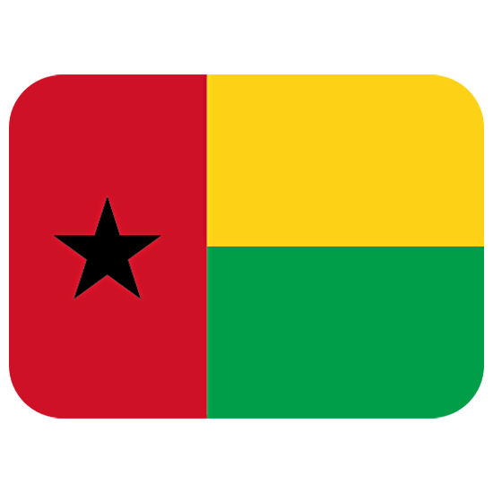 🇬🇼 Emoji Flagge: Guinea-Bissau Twitter Twemoji 15.0.