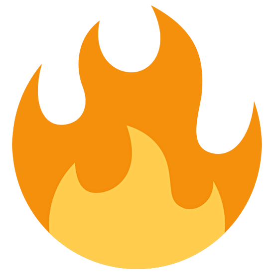 🔥 Emoji Fuego en Twitter Twemoji 15.0.