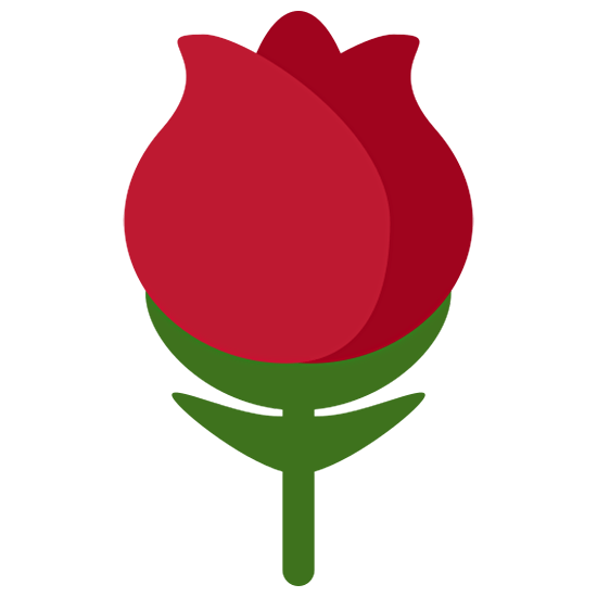 Emoji 🌹 Rosa su Twitter Twemoji 15.0.