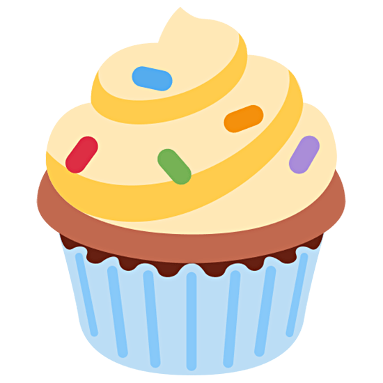 🧁 Emoji Cupcake Twitter Twemoji 15.0.