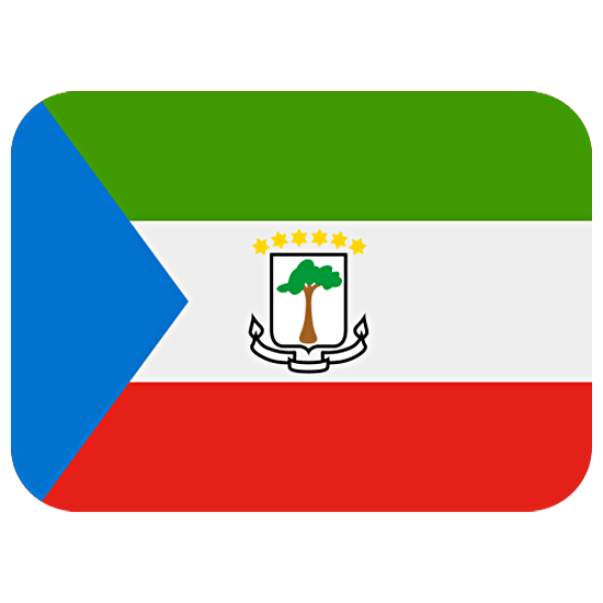 🇬🇶 Emoji Bandera: Guinea Ecuatorial en Twitter Twemoji 15.0.