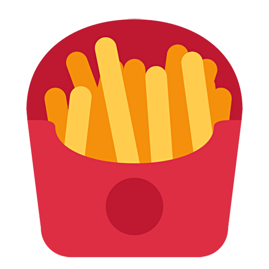 🍟 Emoji Pommes Frites Twitter Twemoji 15.0.