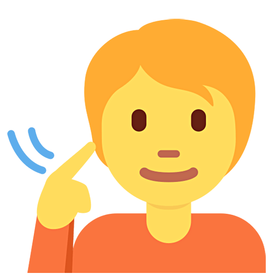 🧏 Emoji gehörlose Person Twitter Twemoji 15.0.