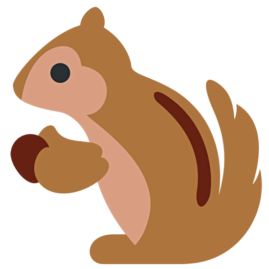 🐿️ Emoji Streifenhörnchen Twitter Twemoji 15.0.