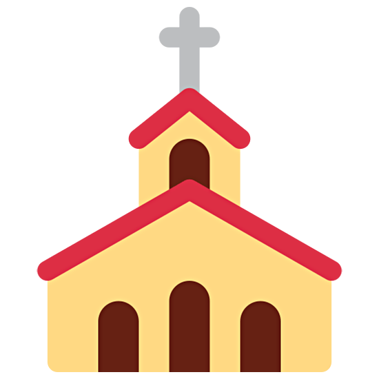 Émoji ⛪ église sur Twitter Twemoji 15.0.