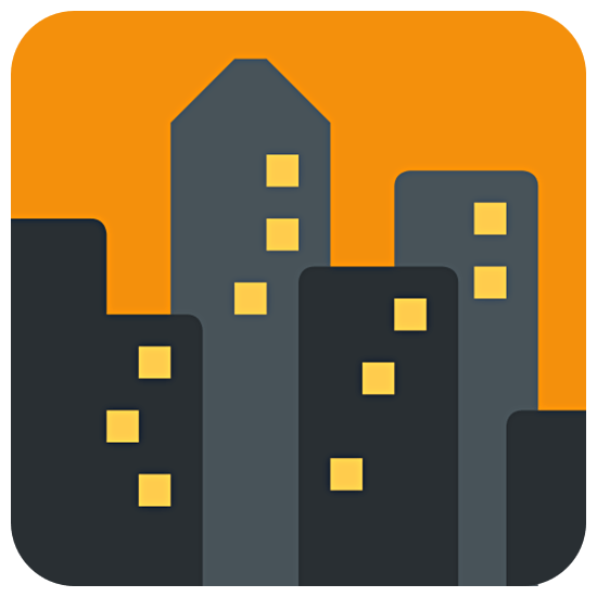 Emoji 🌆 Città Al Tramonto su Twitter Twemoji 15.0.