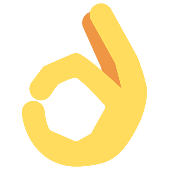 👌 Emoji OK-Zeichen Twitter Twemoji 15.0.