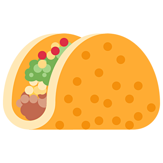 🌮 Emoji Taco en Twitter Twemoji 15.0.