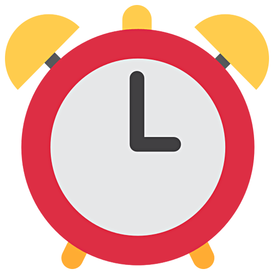 ⏰ Emoji Reloj Despertador en Twitter Twemoji 15.0.