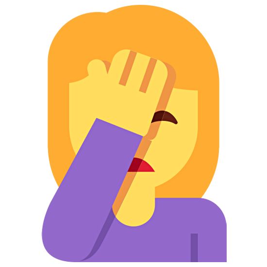 Emoji 🤦‍♀️ Donna Esasperata su Twitter Twemoji 15.0.
