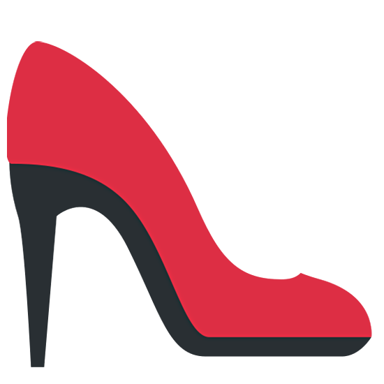 👠 Emoji Zapato De Tacón en Twitter Twemoji 15.0.