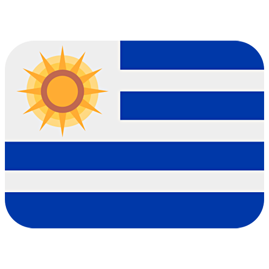 🇺🇾 Emoji Bandeira: Uruguai na Twitter Twemoji 15.0.
